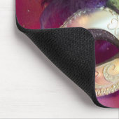 Tapis De Souris Masque pourpre de mascarade (Coin)