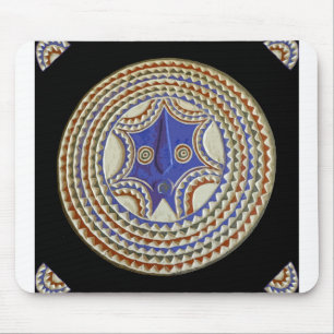Tapis De Souris Masque Tribal Africain