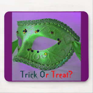 Tapis De Souris "Masquerade" Trick Ou Treat Mousepad - Personnalis