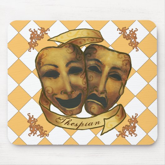 Tapis De Souris Masques d'acteur (Devant)