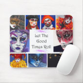 Tapis De Souris Masques de mardi gras (Avec souris)