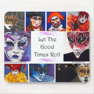 Tapis De Souris Masques de mardi gras