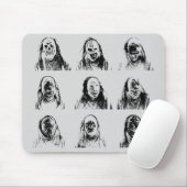 Tapis De Souris Masques d'horreur (Avec souris)