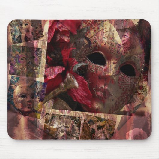 Tapis De Souris Masques Modernes (Devant)