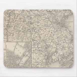 Tapis De Souris Massachusetts et Rhode Island