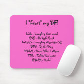 Tapis De Souris Masselotte d'interne - BFF (Avec souris)