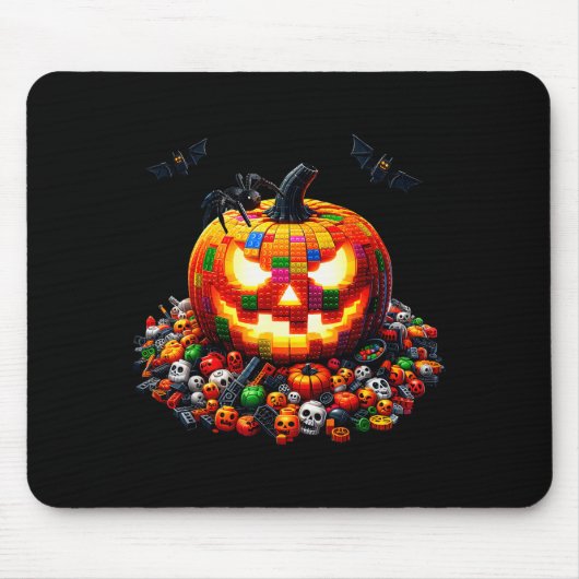 Tapis De Souris Master Builder Blocks Bricks Building Pumpkin Hall (Devant)