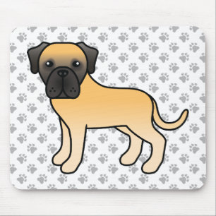 Tapis De Souris Mastiff anglais mignon chien de dessin