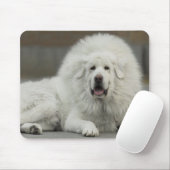 Tapis De Souris mastiff tibétain blanc frais (Avec souris)