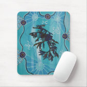 Tapis De Souris Mat de la souris à feuilles Sea Dragon (Avec souris)