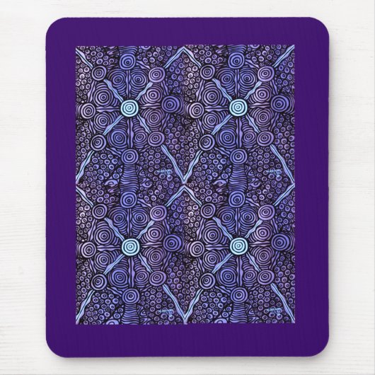 Tapis De Souris Mat de souris Corroboree de minuit (Devant)