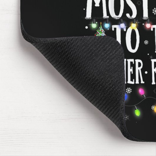 Tapis De Souris Matching Christmas Pjs Most Likely To Trade Brothe (Coin)