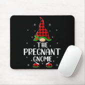 Tapis De Souris Matching Family Buffalo Plaid The Pregnant Gnome C (Avec souris)