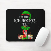 Tapis De Souris Matching Family Group I'm The Ice Hockey Elf Chris (Avec souris)