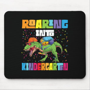 Tapis De Souris Maternelle rugissante dinosaure T Rex rentrée scol