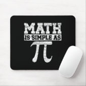 Tapis De Souris Math Est Simple Comme Pi Math Enseignant Joyeux Pi (Avec souris)