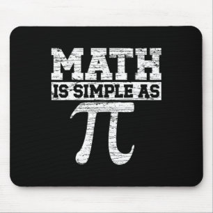 Tapis De Souris Math Est Simple Comme Pi Math Enseignant Joyeux Pi