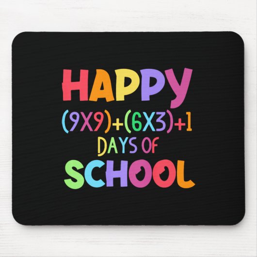 Tapis De Souris Math Formula 100 Jours D'École Drôle Enseignant Ma (Devant)