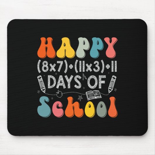 Tapis De Souris Math Formula 100 Jours D'École Drôle Enseignant Ma (Devant)