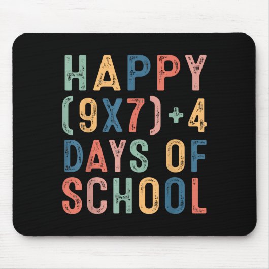 Tapis De Souris Math Formula 67 Days Of School Funny Math Teacher (Devant)