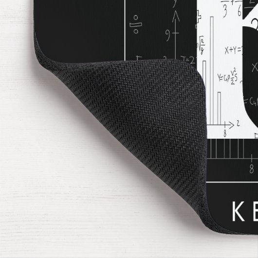 Tapis De Souris Math Monogramme - Lettre K (Coin)