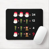 Tapis De Souris Math Teacher Christmas Shirt Quiz (Avec souris)