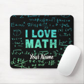 Tapis De Souris Math Teacher or Mathematics Professeur et étudiant (Avec souris)