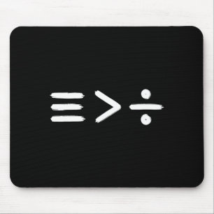 Tapis De Souris Mathématiques Égalité > Symbole Mathématique Di