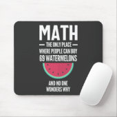 Tapis De Souris Maths. Drôle Math Sarcasm Citation Cadeau (Avec souris)