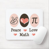 Tapis De Souris Maths Mousepad d'amour de paix (Avec souris)