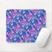 Tapis De Souris "Matin Cool" Tiled Abstract Design Mousepad (Avec souris)