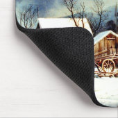 Tapis De Souris Matin neigeux froid (Coin)
