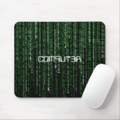 Tapis De Souris Matrix-Code, C0M9UT3R (Avec souris)