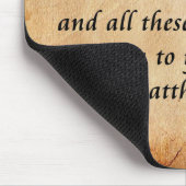 Tapis De Souris Matthew 6:33 Bible (Coin)