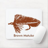 Tapis De Souris "Matuka Brown" truite classique Mousepad (Avec souris)