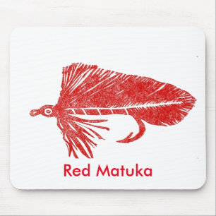 Tapis De Souris "Matuka rouge" truite classique Mousepad