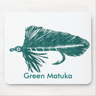 Tapis De Souris "Matuka vert" truite classique Mousepad