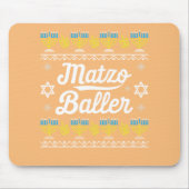 Tapis De Souris Matzo Baller Long Manche Drôle Drôle Hanoukka Cade (Devant)