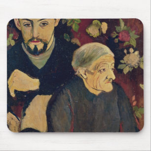 Tapis De Souris Maurice Utrillo, sa grand-mère et son chien