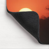 Tapis De Souris Mauspad Giraffe Coucher de soleil (Coin)