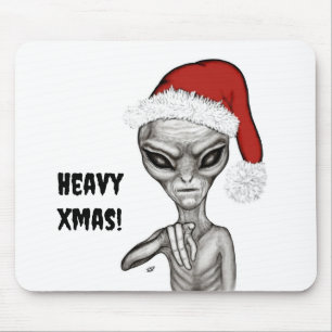 Tapis De Souris Mauvais Alien, Lourds Noël !