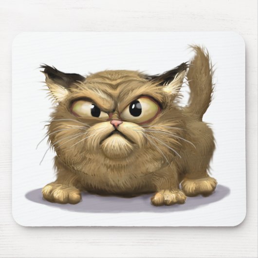 Tapis De Souris Mauvais chat (Devant)