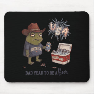 Tapis De Souris Mauvaise Journée Pour Être Une Bière Drôle De Patr