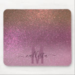 Tapis De Souris Mauve d'or violet Parties scintillant étincelante<br><div class="desc">Cette impression élégante, séduisante et chic est parfaite pour la jeune fille branchée et élégante. Il présente une parties scintillant en or foncé brillant imitant imprimé en violet mauve en triple dégradé violet pastel. C'est moderne, joli, girly, unique, et cool. Il suffit de customiser ce design avec votre propre nom...</div>