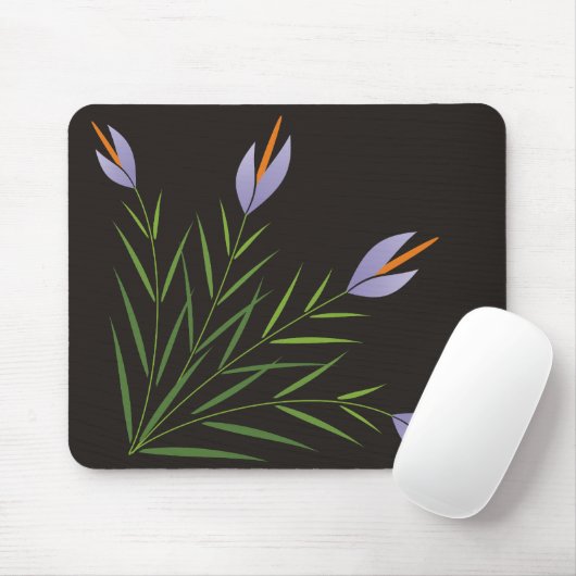 Tapis De Souris Mauve lily Mousepad (Avec souris)