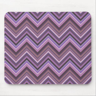Tapis De Souris Mauve zigzag stripes
