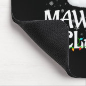 Tapis De Souris Mawmaw Claus Christmas Lights Santa Pajama Family (Coin)