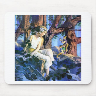Tapis De Souris Maxfield Parrish's Fair Princess et les Gnomes