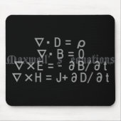 Tapis De Souris Maxwell's_Equations (Devant)