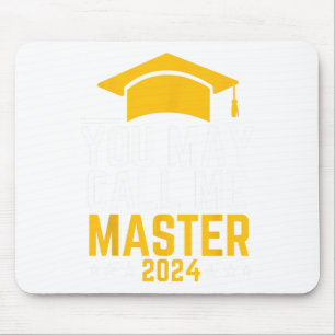 Tapis De Souris May Call Me Master 2024 Masters Diplôme